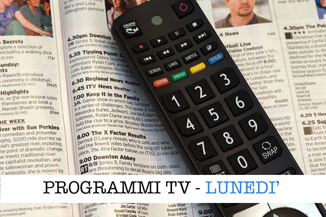 Programmi TV di stasera, lunedì 28 settembre 2020.