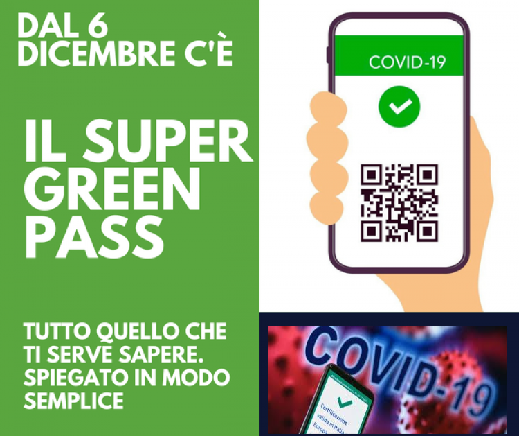 Super green pass: le regole in vigore a partire da lunedì 6 dicembre