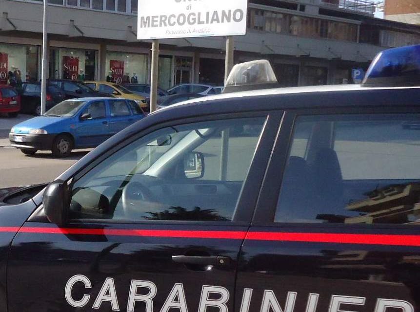 MERCOGLIANO(AV) –CARABINIERI: ARRESTATO PER FURTO AGGRAVATO