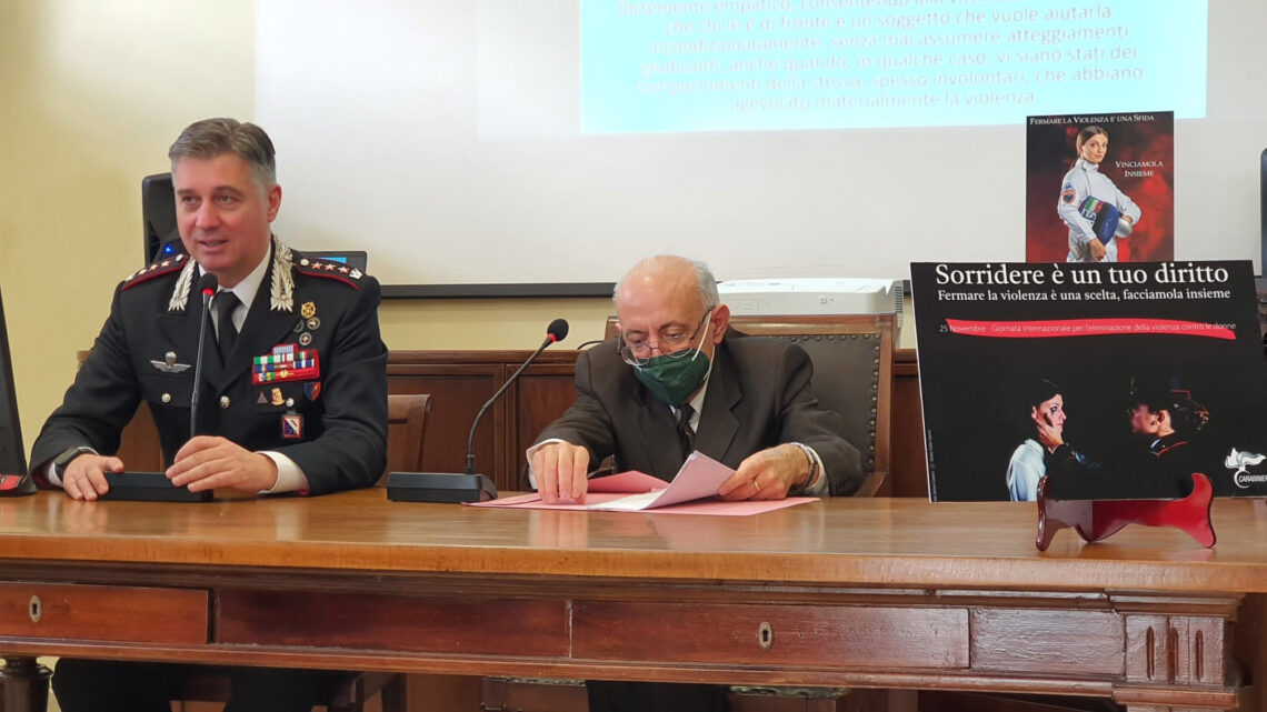 GIORNATA INTERNAZIONALE DEI DIRITTI DELLA DONNA. SEMINARIO DI PROFESSIONALIZZAZIONE AL COMANDO PROVINCIALE DEI CARABINIERI DI AVELLINO