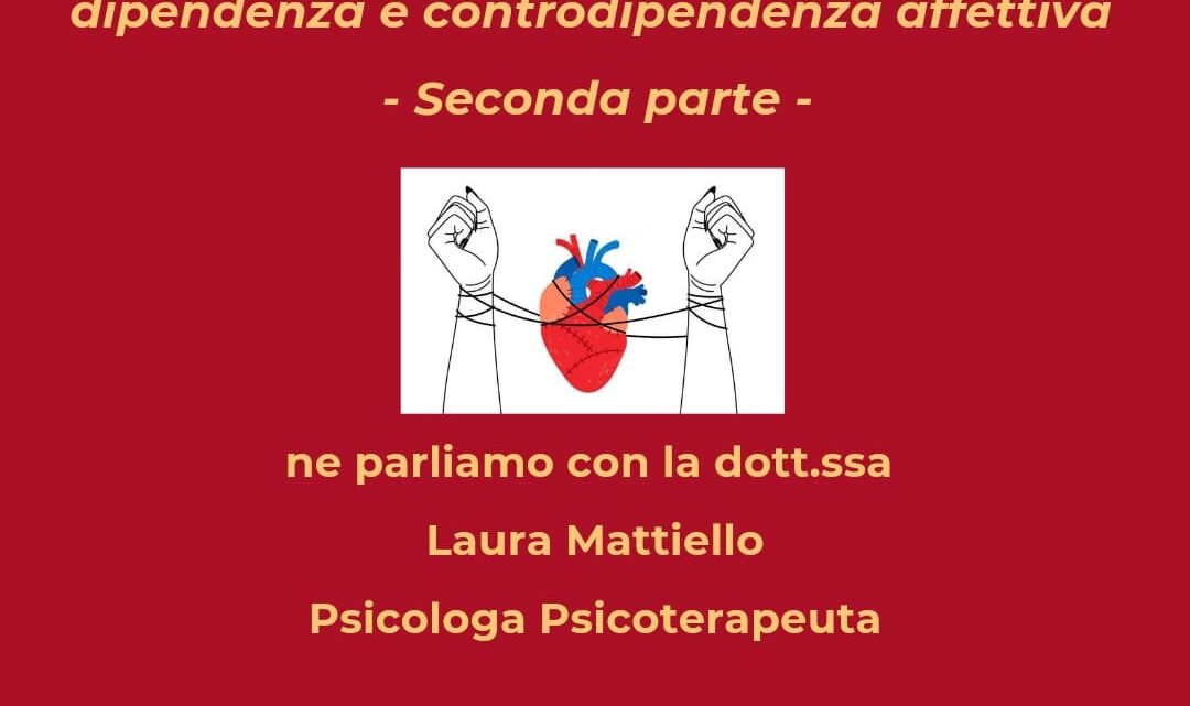 “Apple Pie”, domenica 16 aprile si torna a parlare di dipendenza affettiva