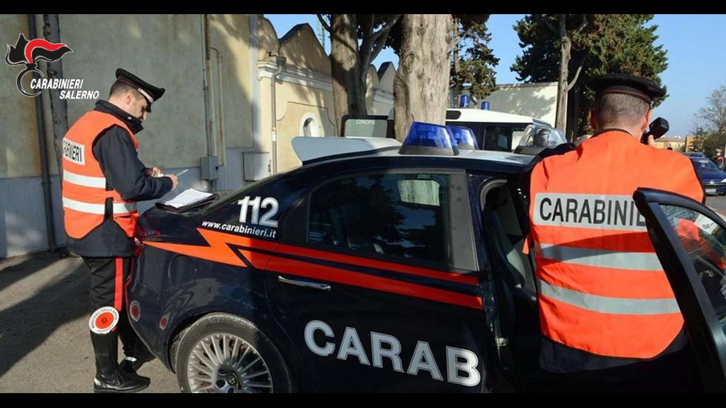 ATENA LUCANA(SA): I CARABINIERI ARRESTANO DUE PERSONE PER DETENZIONE AI FINI DI SPACCIO DI SOSTANZE STUPEFACENTI