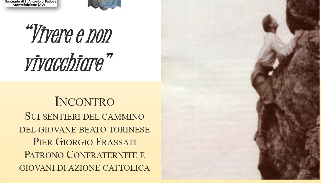 La Confraternita della Buona Morte di Montefalcione rende omaggio al Beato Pier Giorgio Frassati