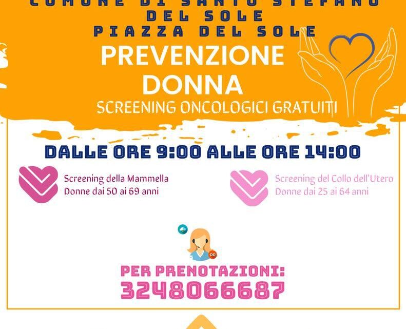 SCREENING ONCOLOGICI, I CAMPER DELL’ASL SABATO A SANTO STEFANO