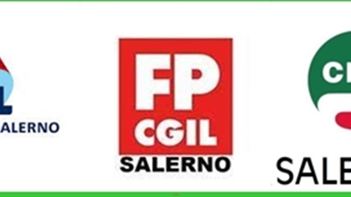 I vertici provinciali di Cgil, Cisl e Uil a confronto con il prefetto di Salerno