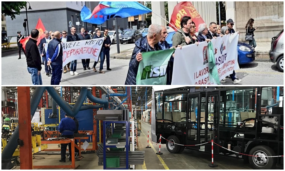 Depurazione e Industria Italiana Autobus: le due vertenze prioritarie del nuovo anno