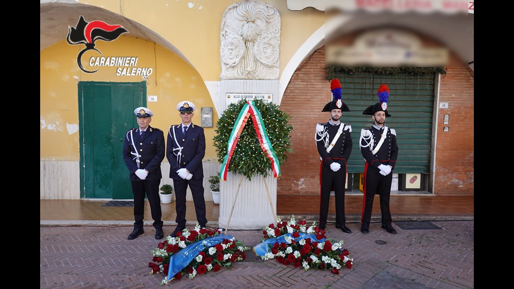 PONTECAGNANO FAIANO (SA): A TRENTADUE ANNI DAL VILE ASSASSINIO, FAIANO RICORDA I CARABINIERI FORTUNATO ARENA E CLAUDIO PEZZUTO, MEDAGLIE D’ORO AL VALORE MILITARE ALLA MEMORIA