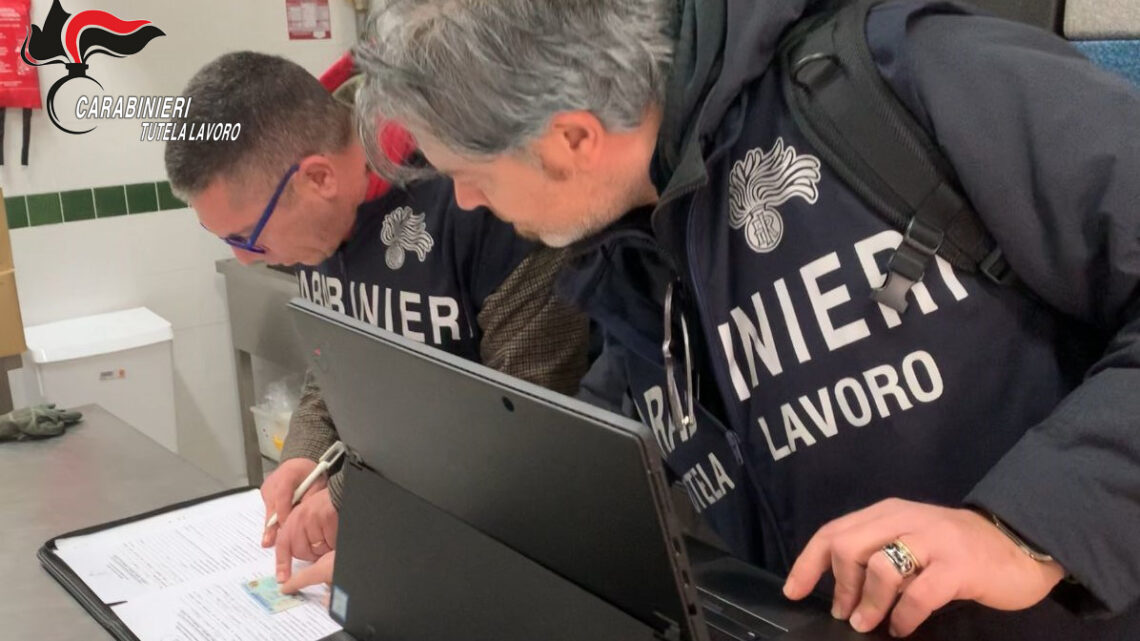 AVELLINO – CONTROLLI DEI C ARABINIERI DEL N.I.L. E N.A.S. NEL SETTOREALIMENTARE: SOSPESA UN’ ATTIVITÀ DI RISTORAZIONE