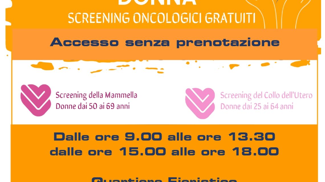 SCREENING MAMMELLA E CERVICE UTERINA, I CAMPER DELL’ASL ALLA FIERA CAMPIONARIA DI VENTICANO