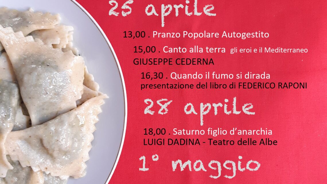 FESTE D’ALTRI TEMPI dal 25 Aprile al 1 Maggio al Teatro delle Ariette con spettacoli, eventi, incontri e momenti conviviali – Valsamoggia (Bologna)