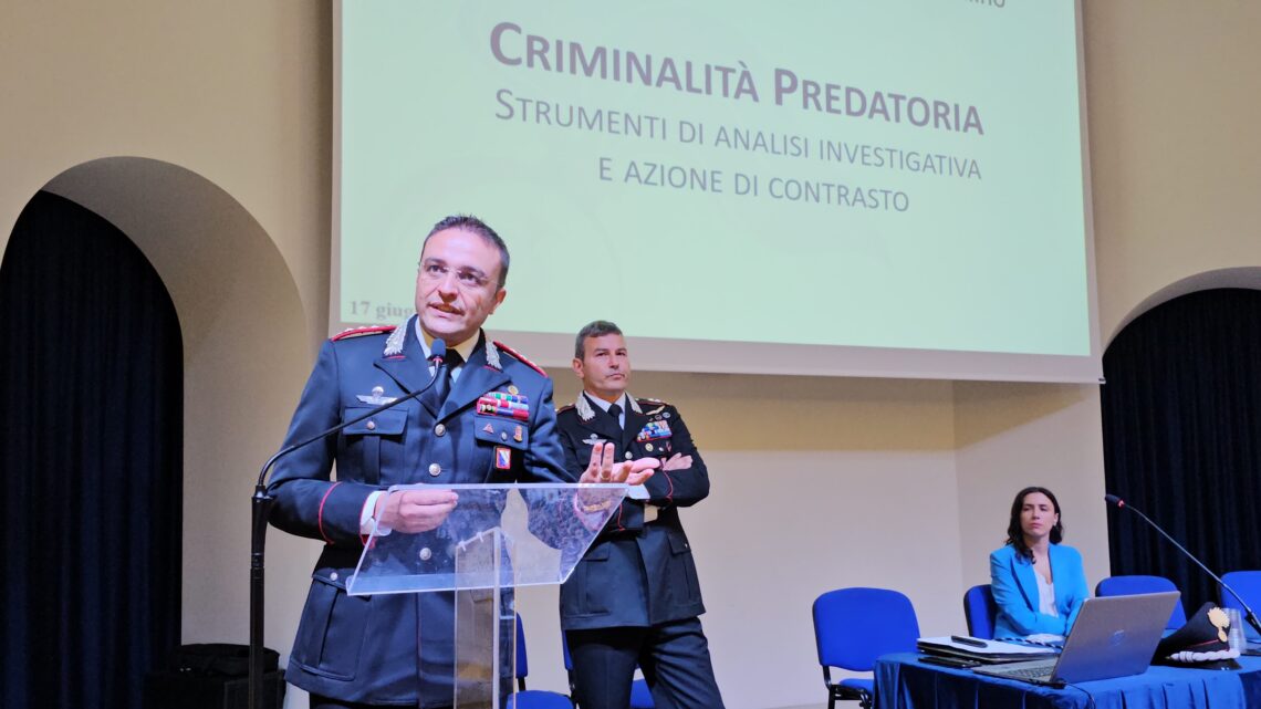 Avellino – Conferenza sul Contrasto della criminalità predatoria in Irpinia: un incontro strategico tra Carabinieri e Autorità Giudiziaria