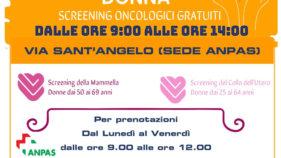 SCREENING ONCOLOGICI, I CAMPER DELL’ASL SABATO 13 LUGLIOSCREENING ONCOLOGICI, A MIRABELLA ECLANO