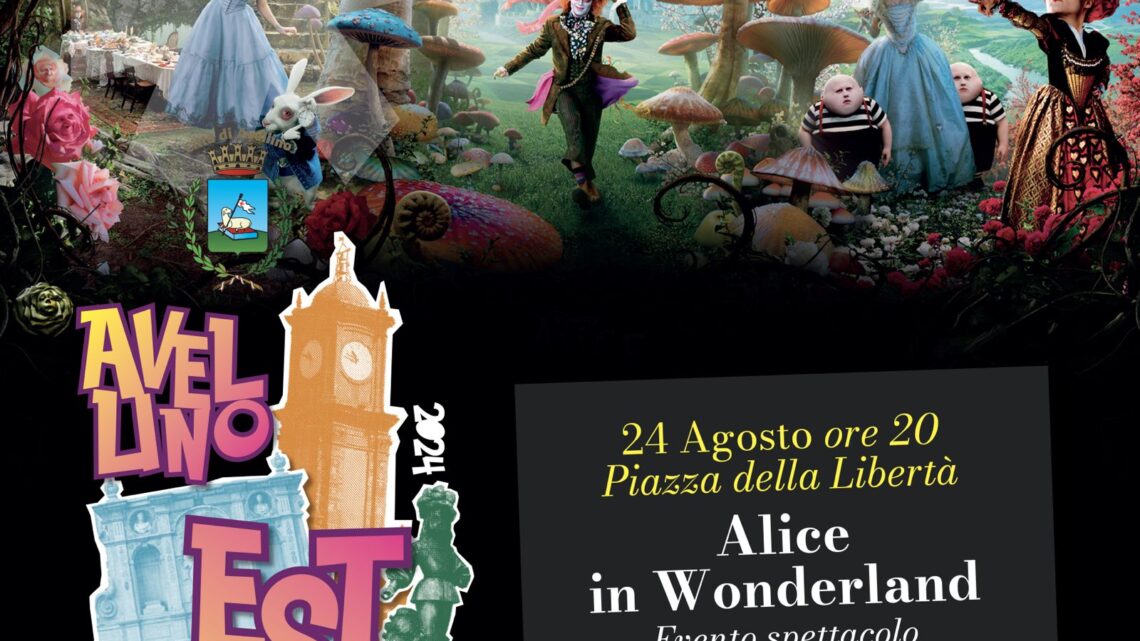 Piazza Libertà come il Paese delle Meraviglie, tutto pronto per “Alice in Wonderland”