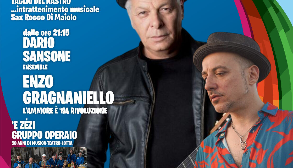 VOLLA – ENZO GRAGNANIELLO IN CONCERTO  TRE GIORNI DEDICATI ALLA FAMIGLIA CON “SAN MICHELE IN FESTA”