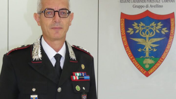 AVELLINO – IL COLONNELLO FERNANDO SILEO, COMANDANTE DEL GRUPPO CARABINIERI FORESTALE, TRASFERITO A SALERNO