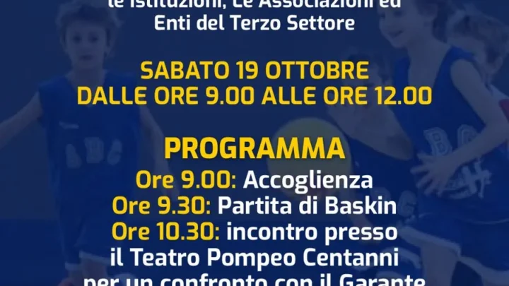 Social Baskin, sabato di sport e inclusione al Centro Ester di Barra