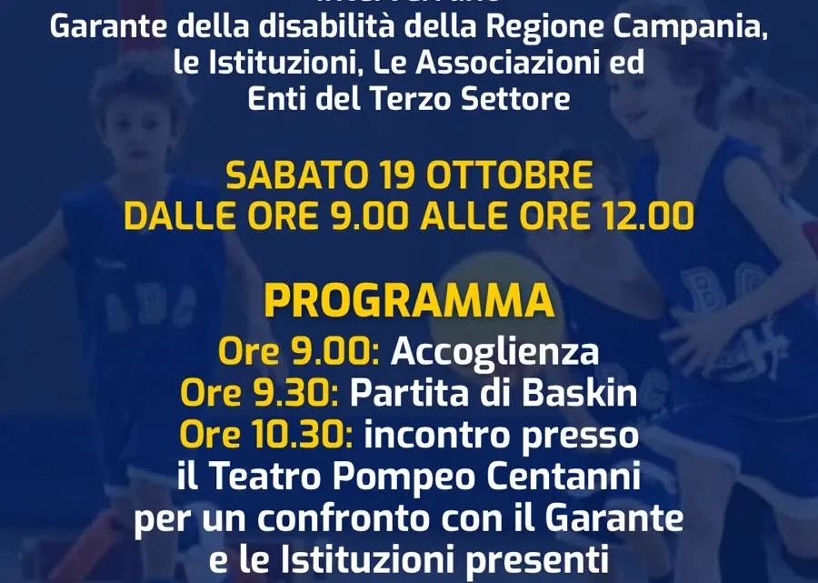 Social Baskin, sabato di sport e inclusione al Centro Ester di Barra