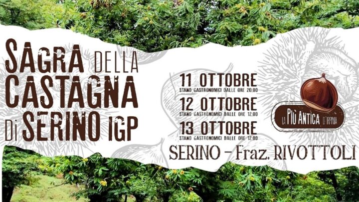 Tutto pronto a Rivottoli per la 47ª Sagra della Castagna IGP di Serino