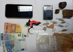 MERCATO SAN SEVERINO (SA): CONTRASTO ALLO SPACCIO DI SOSTANZE STUPEFACENTI.MINORE ARRESTATO DAI CARABINIERI.