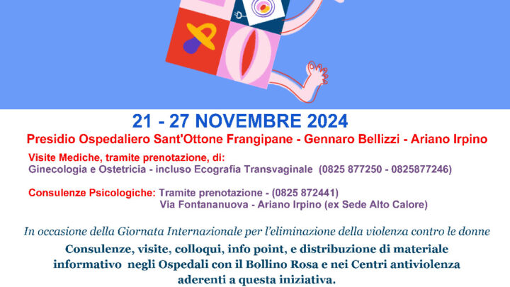 FONDAZIONE ONDA E ASL INSIEME (H) OPEN WEEK CONTRO LA VIOLENZA SULLE DONNE