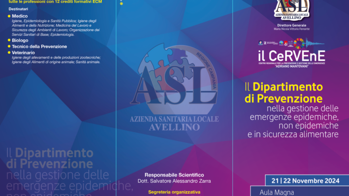 Asl AVELLINO – La gestione delle emergenze, una due giorni al Frangipane di Ariano sulla prevenzione