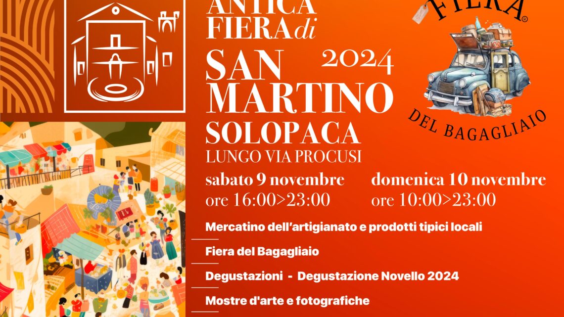 Torna a Solopaca l’Antica Fiera di San Martino