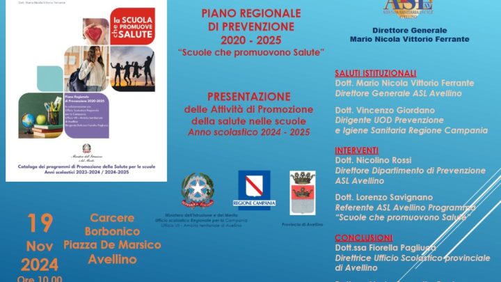 PIANO REGIONALE DI PREVENZIONE 2020-2025